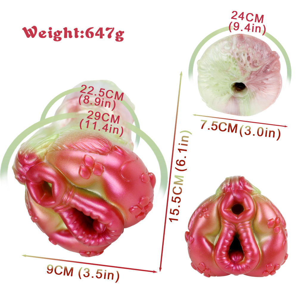 6 Inch Long Silicone Animal Horse Pocket Pussy