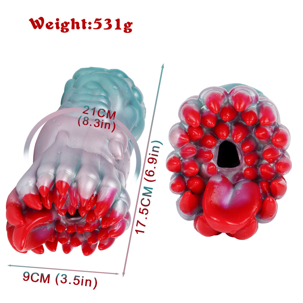 Red Silicone Tentacle Monster Pocket Pussy