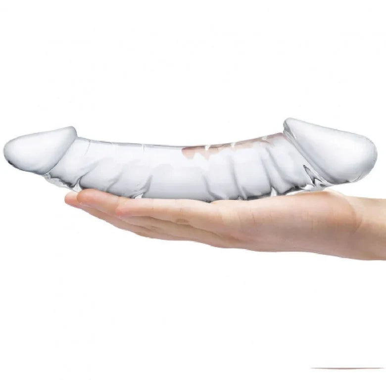 10 Inch Clear Double Headed Glass Dildo