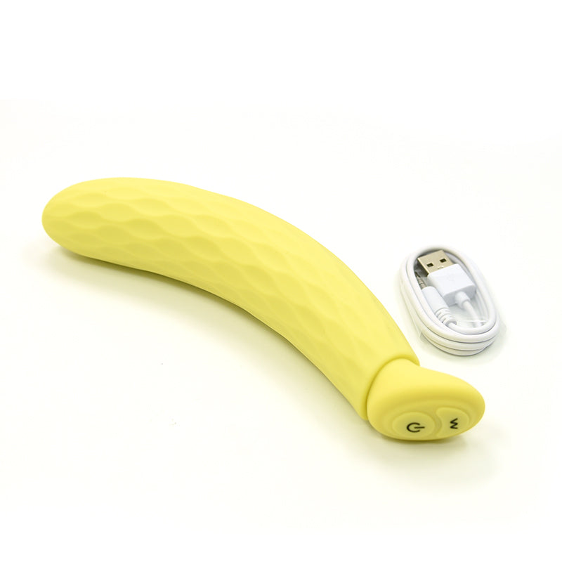 Yellow Clitoris Massager Banana Vibrator