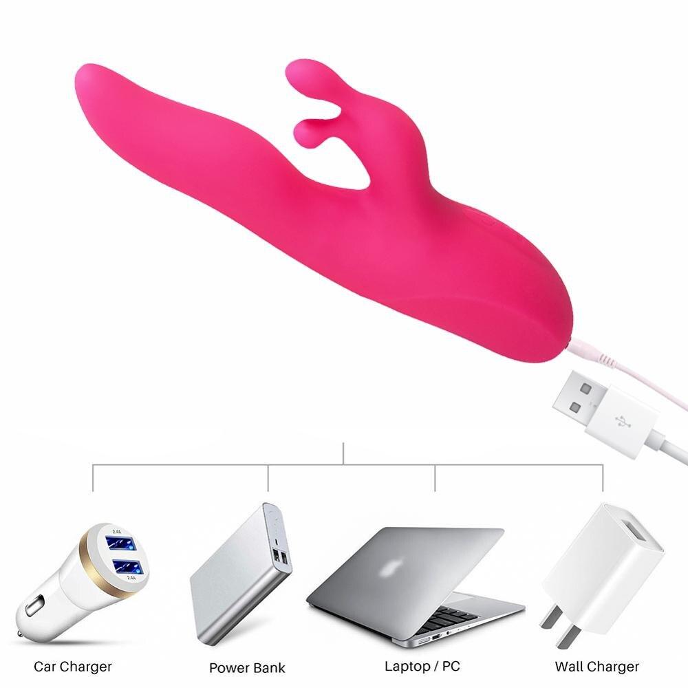 Dildo Vibrators For Women Rabbit Sex Toys G Spot Clitoris Clip Stimulate Vagina Wand Massager Adult