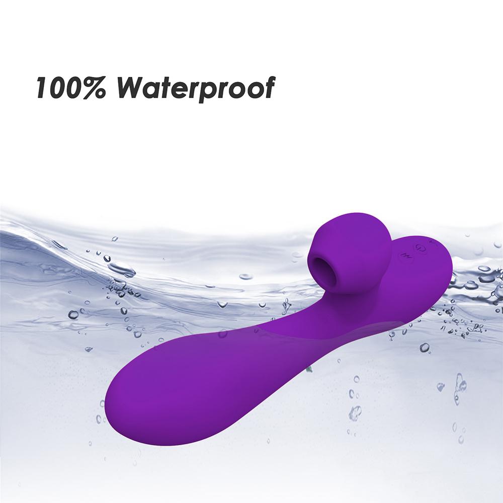 Flicking Rabbit G-Spot Dildo Vibrator With Suction