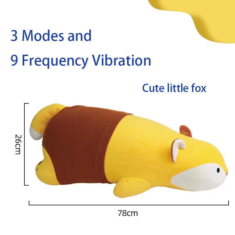 Fox Doll Pillow Dildo Sex Machine