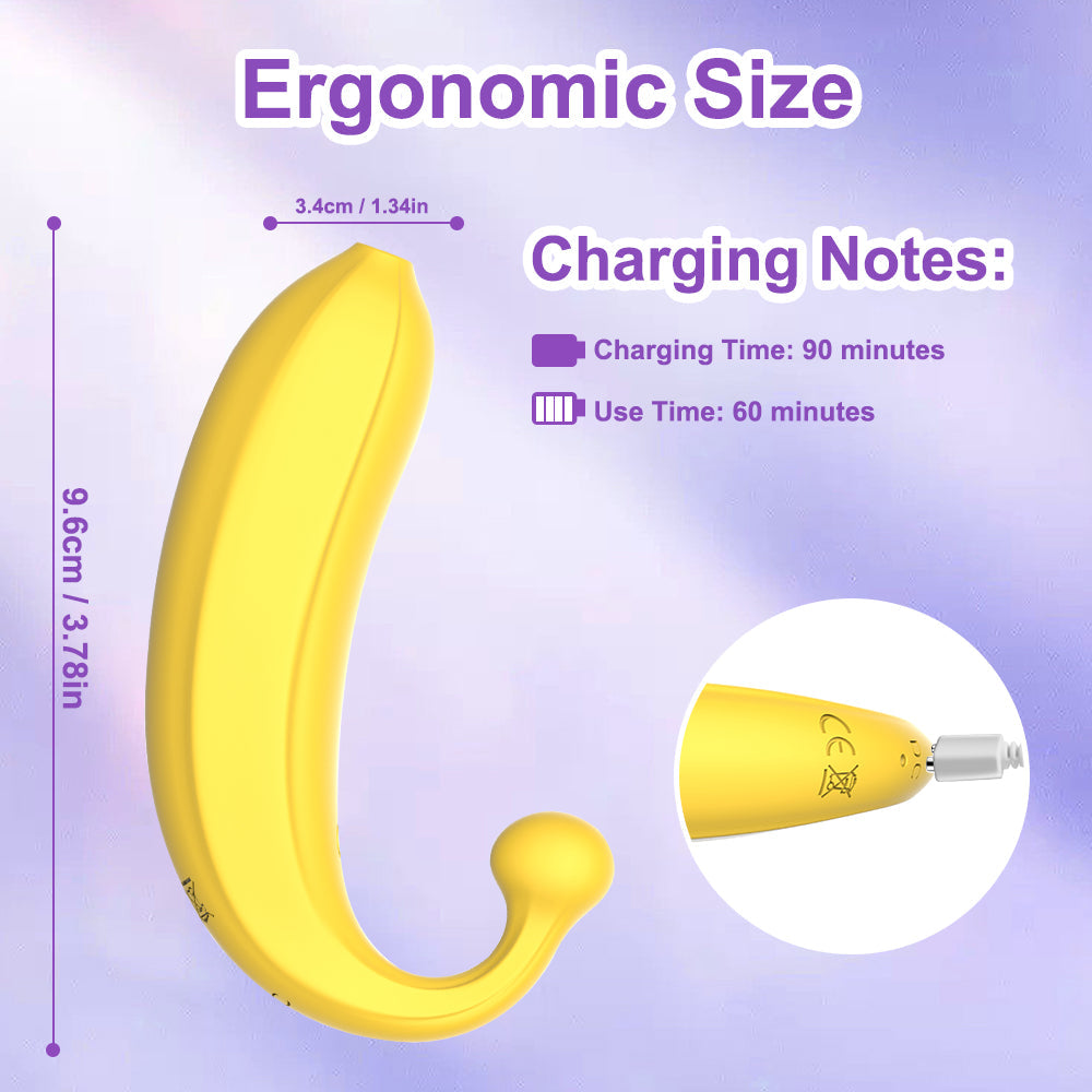 Remote Control Panty Clitoral Banana Vibrator