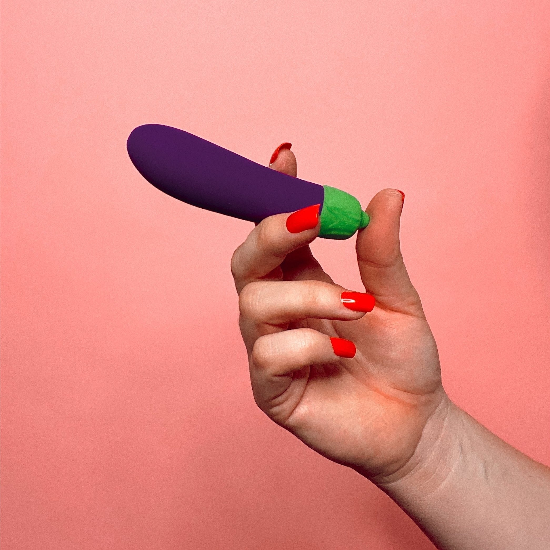 Cute Small Eggplant Clit Vibrator