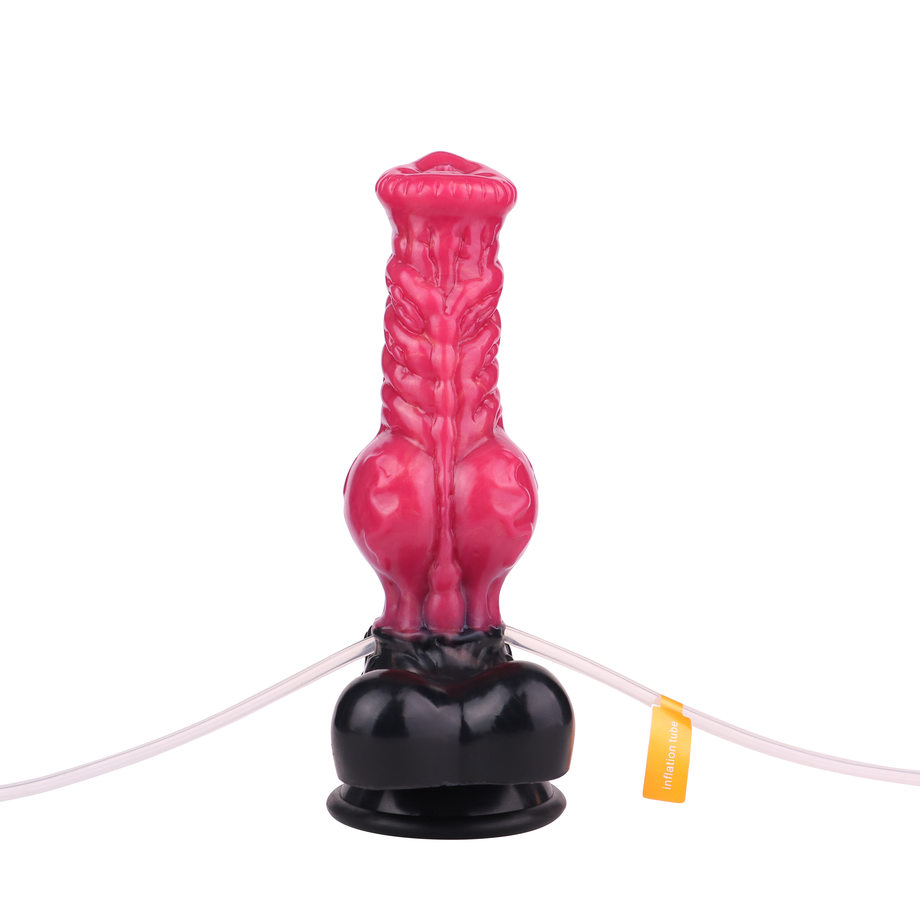8 Inch Red Wolf Cock Inflatable Ejaculating Dildo