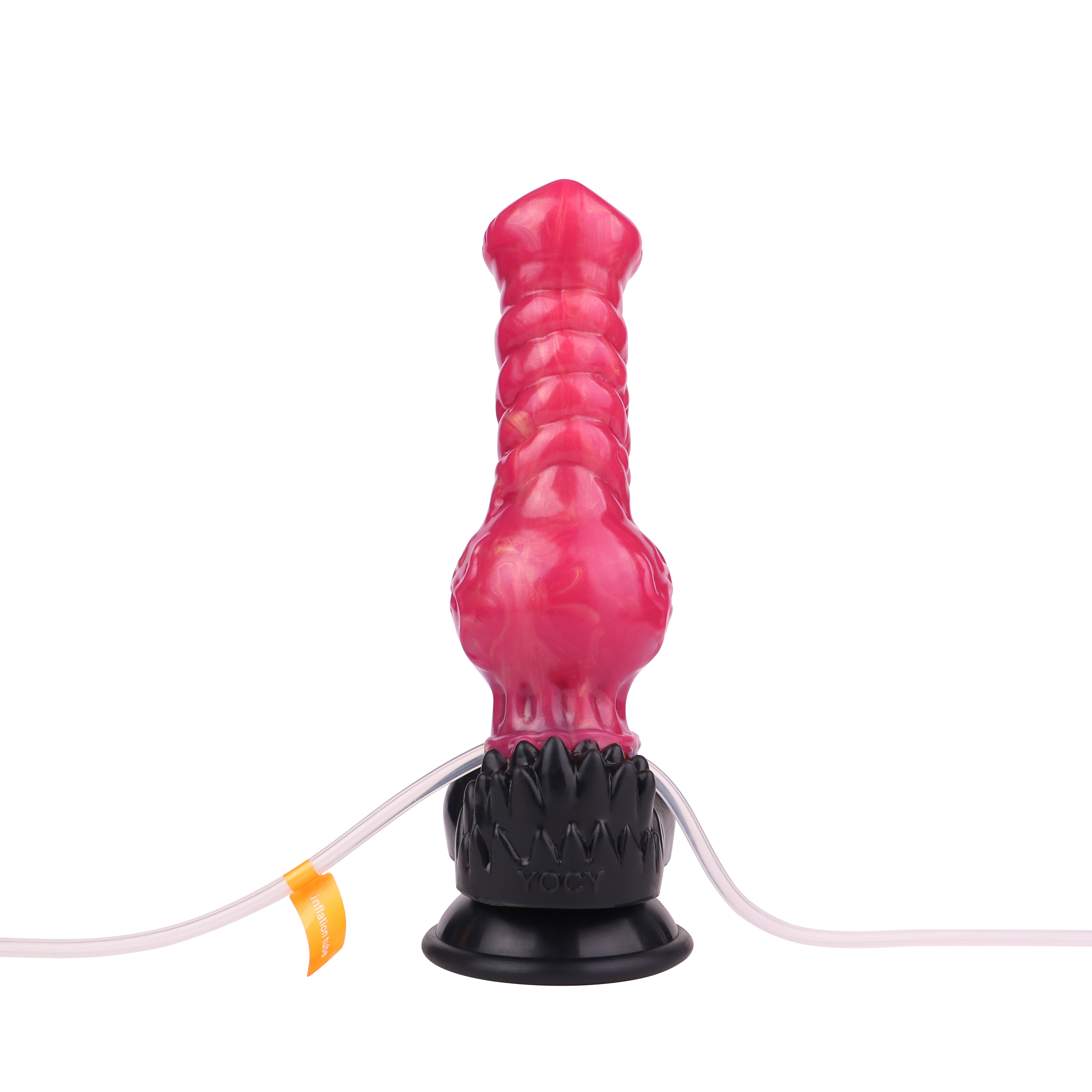 8 Inch Red Wolf Cock Inflatable Ejaculating Dildo