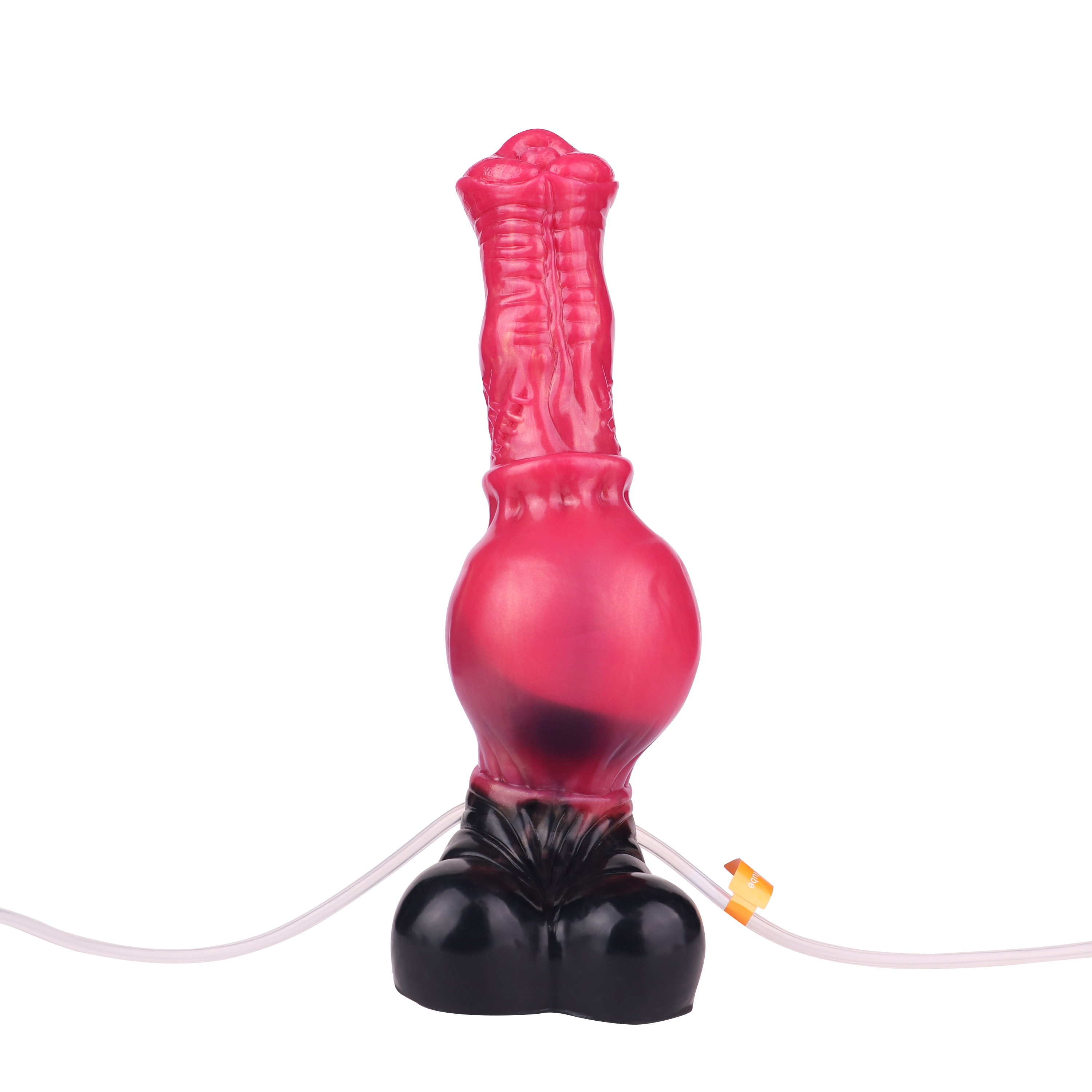 10 Inch Fantasy Ejaculating Red Horse Dildo