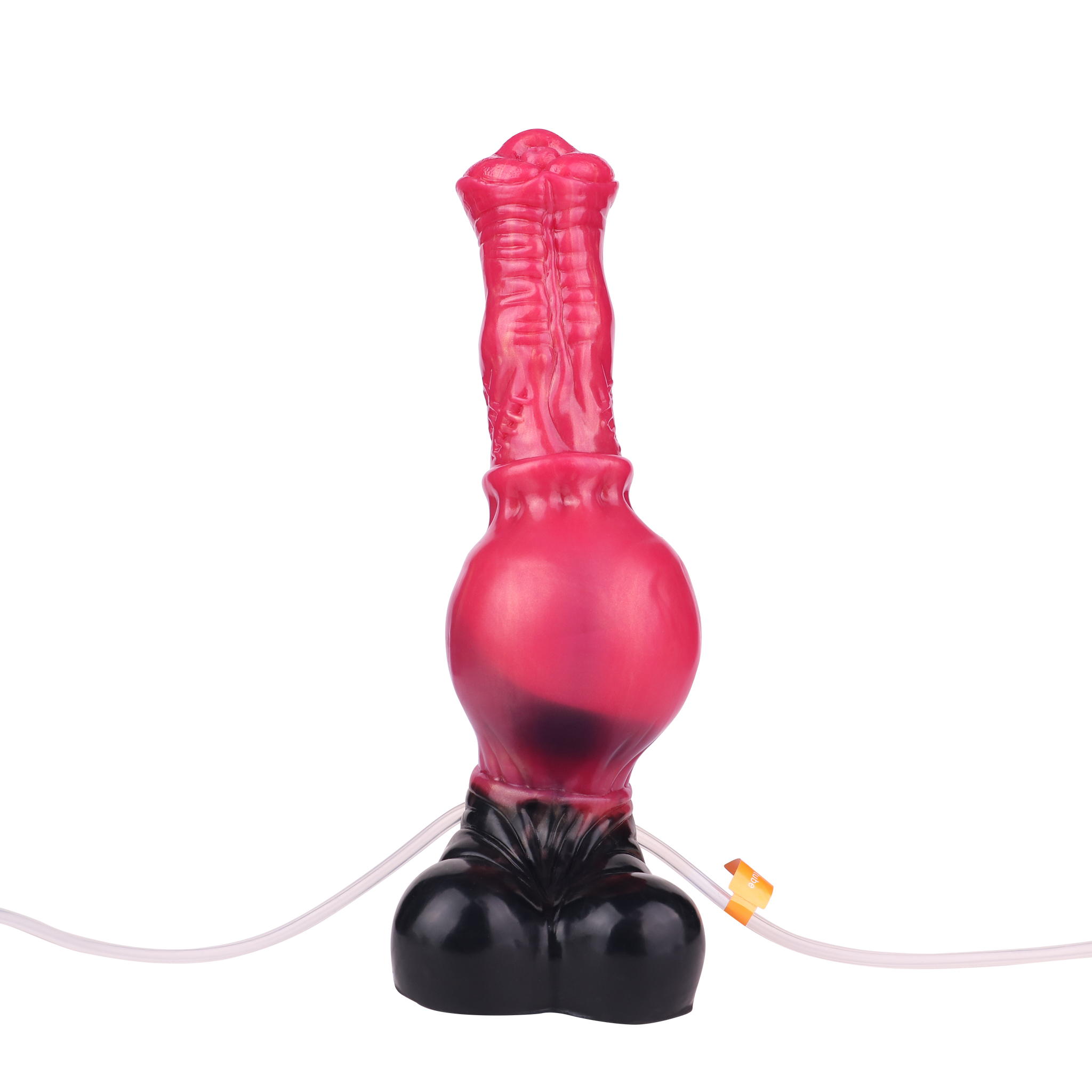 10 Inch Fantasy Ejaculating Red Horse Dildo