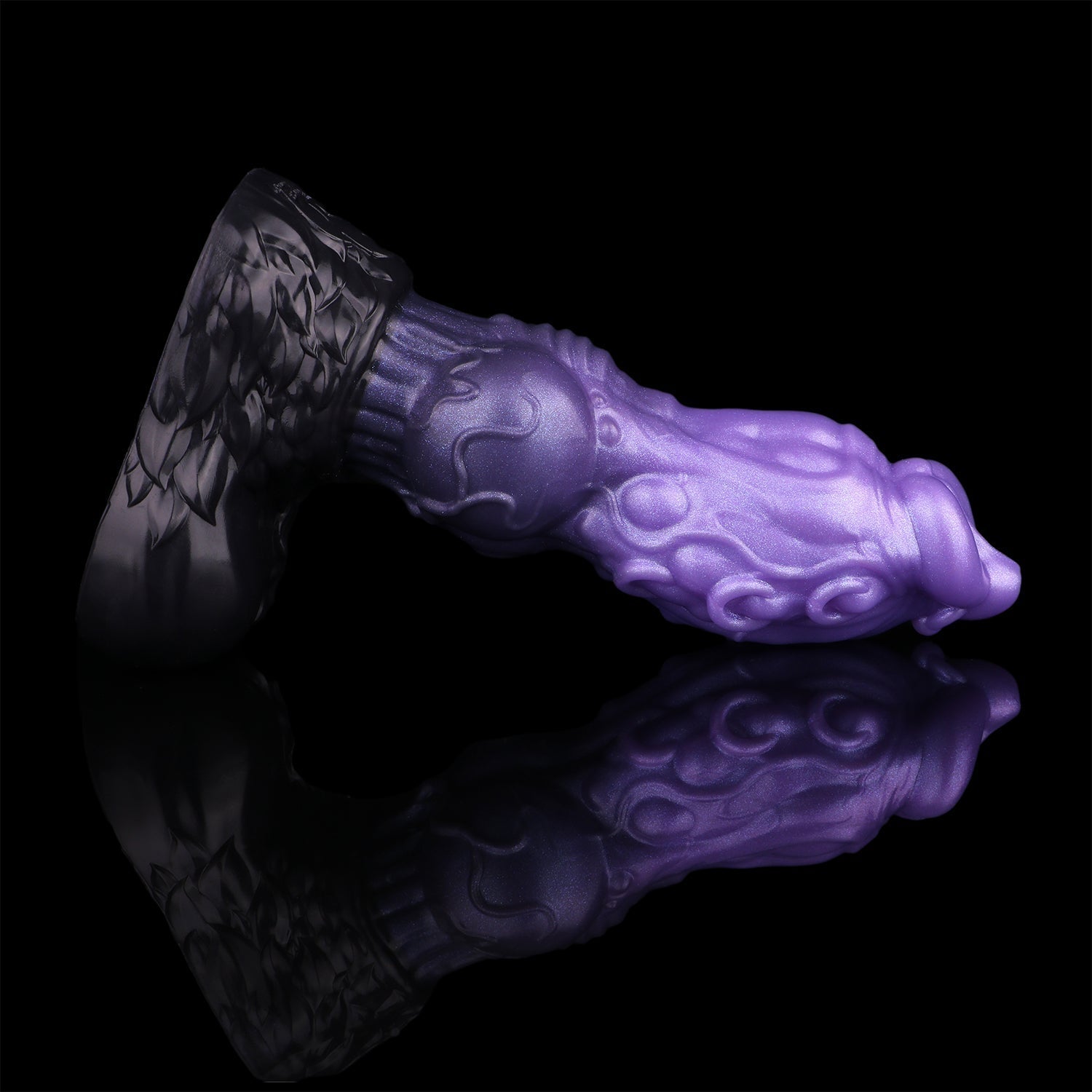 9 Inch Purple Knot Fantasy Dragon Dildo
