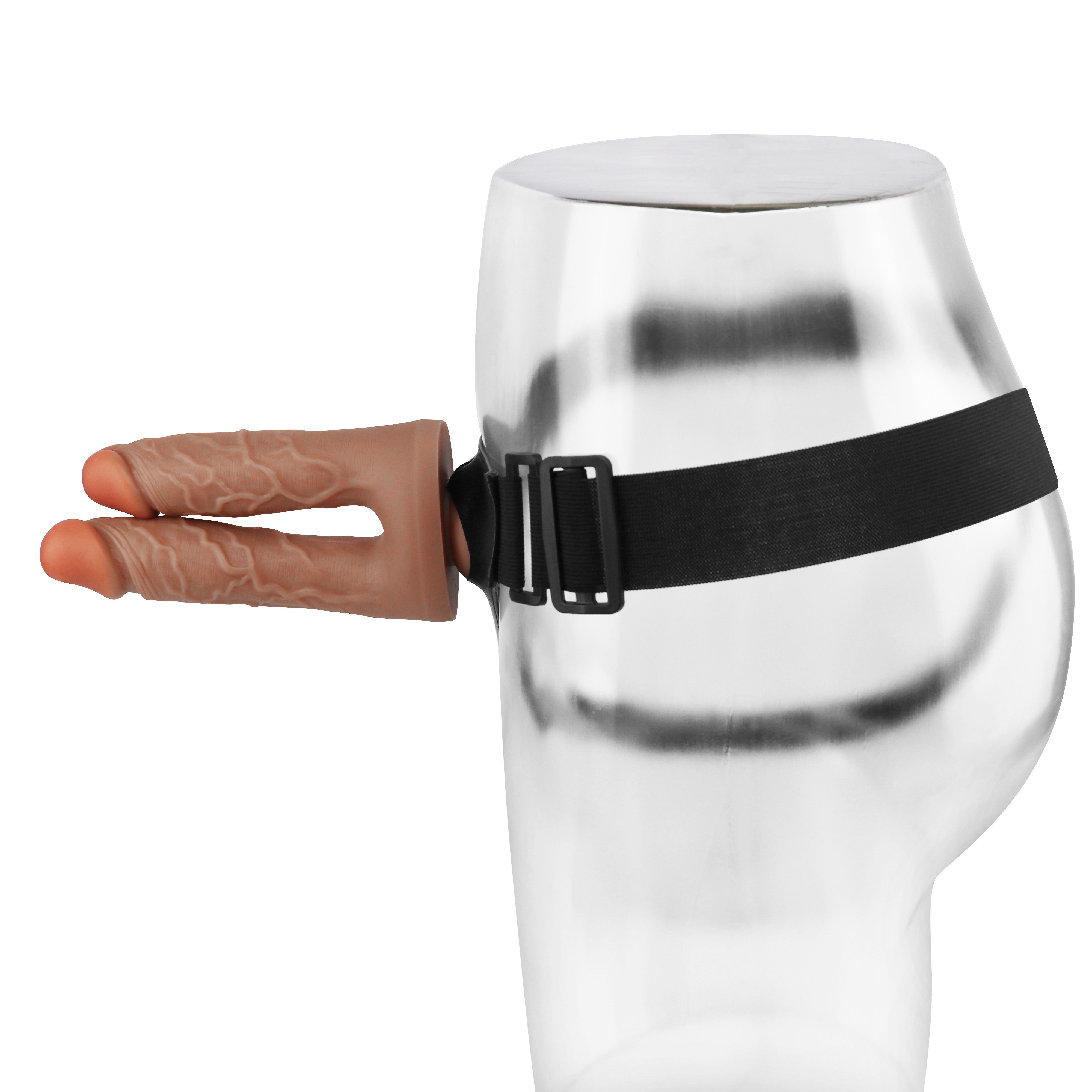 Brown Lesbian Double Penetration Strap On