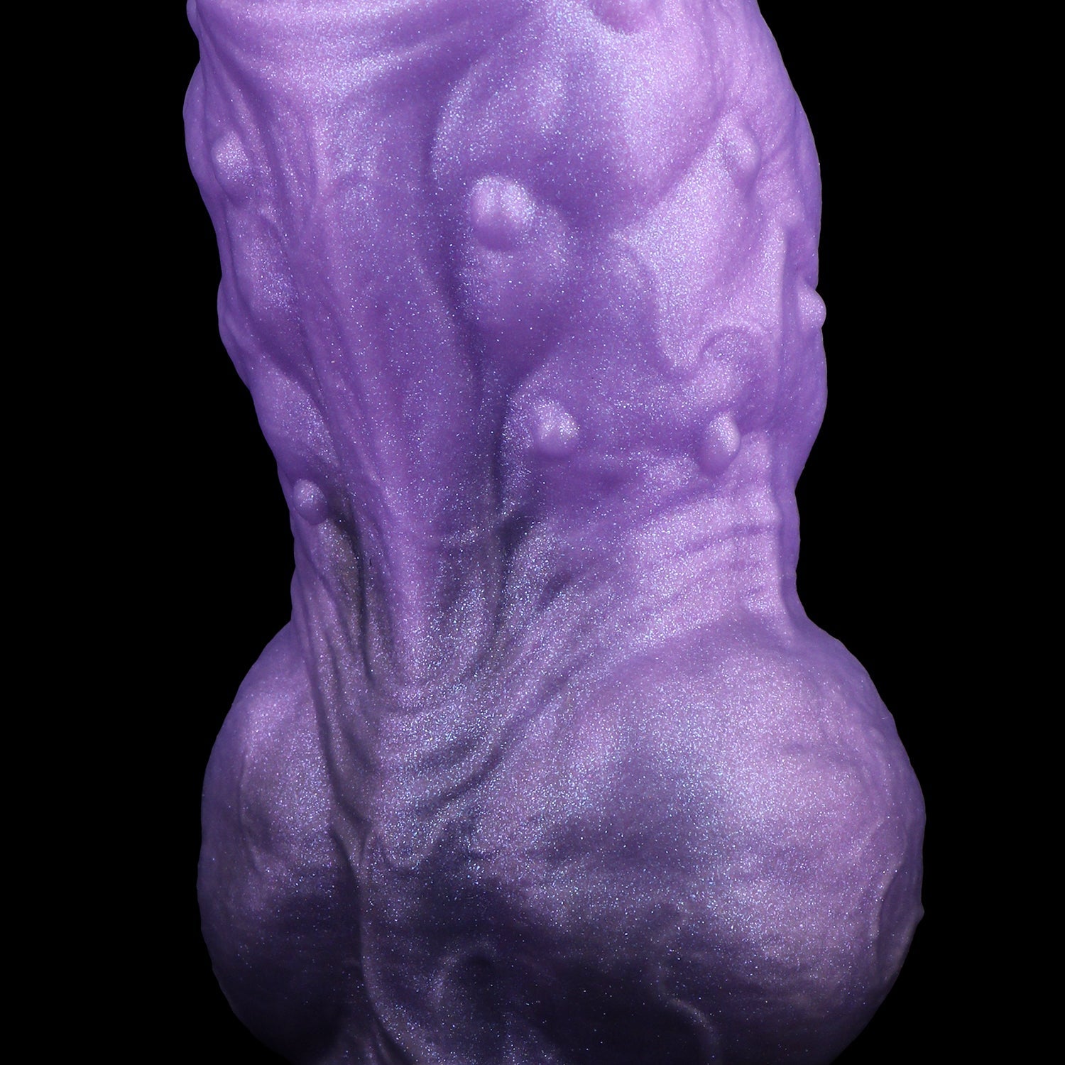 9 Inch Purple Monster Knot Dildo