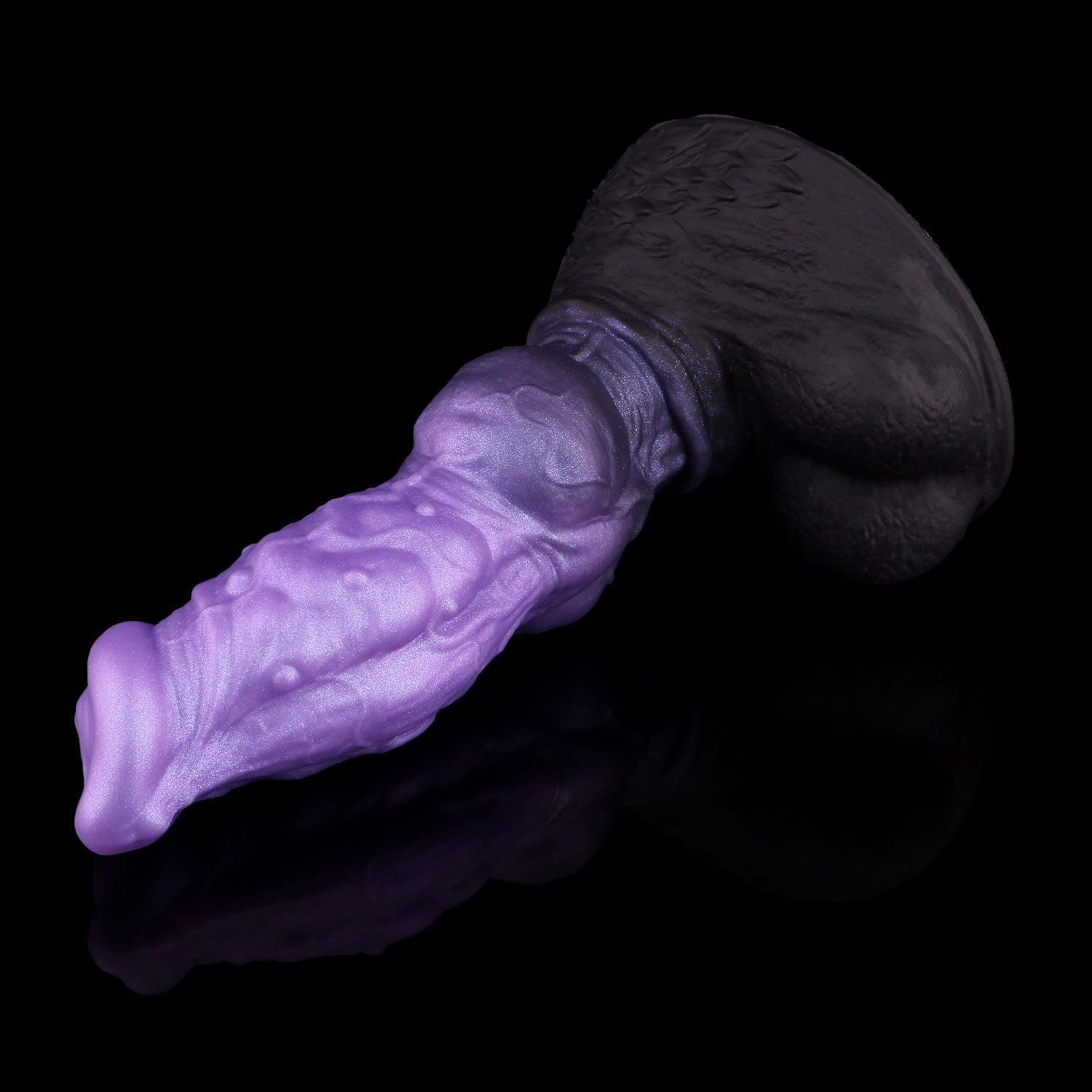 9 Inch Purple Monster Knot Dildo