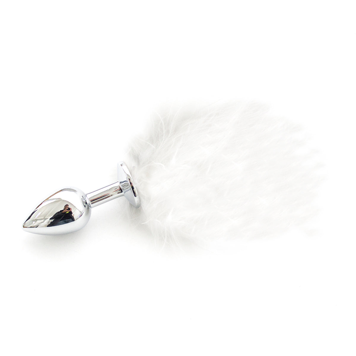 Cute Furry Small Metal Bunny Tail Butt Plug