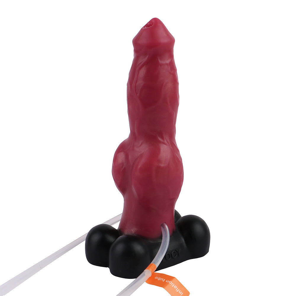 7 Inch Pointed Fantasy Dog Ejaculating Dildo
