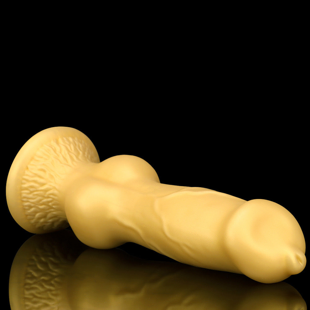 Golden Extra Large Size Dog Dildo
