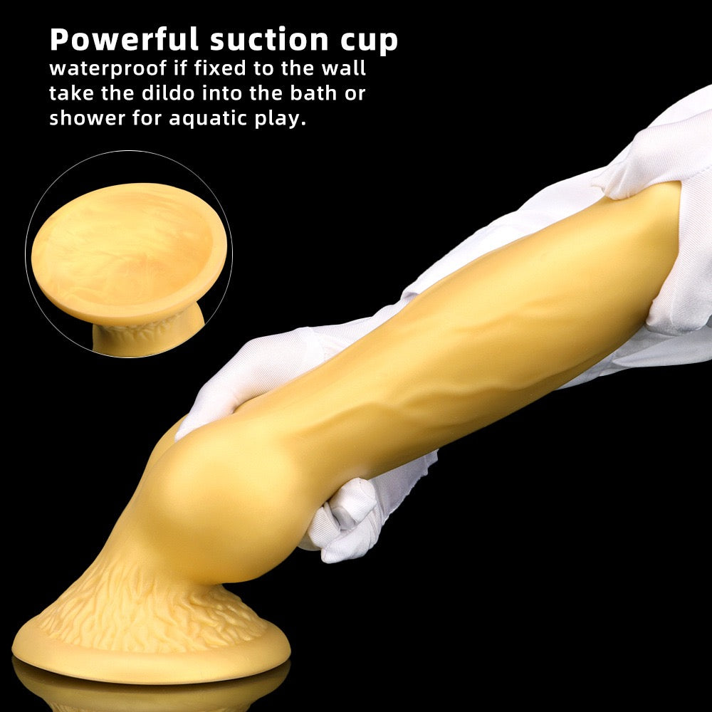 Golden Extra Large Size Dog Dildo