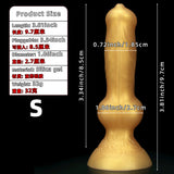 画像をギャラリー ビューアにロード Small Yellow Dog Dildo Anal Toy