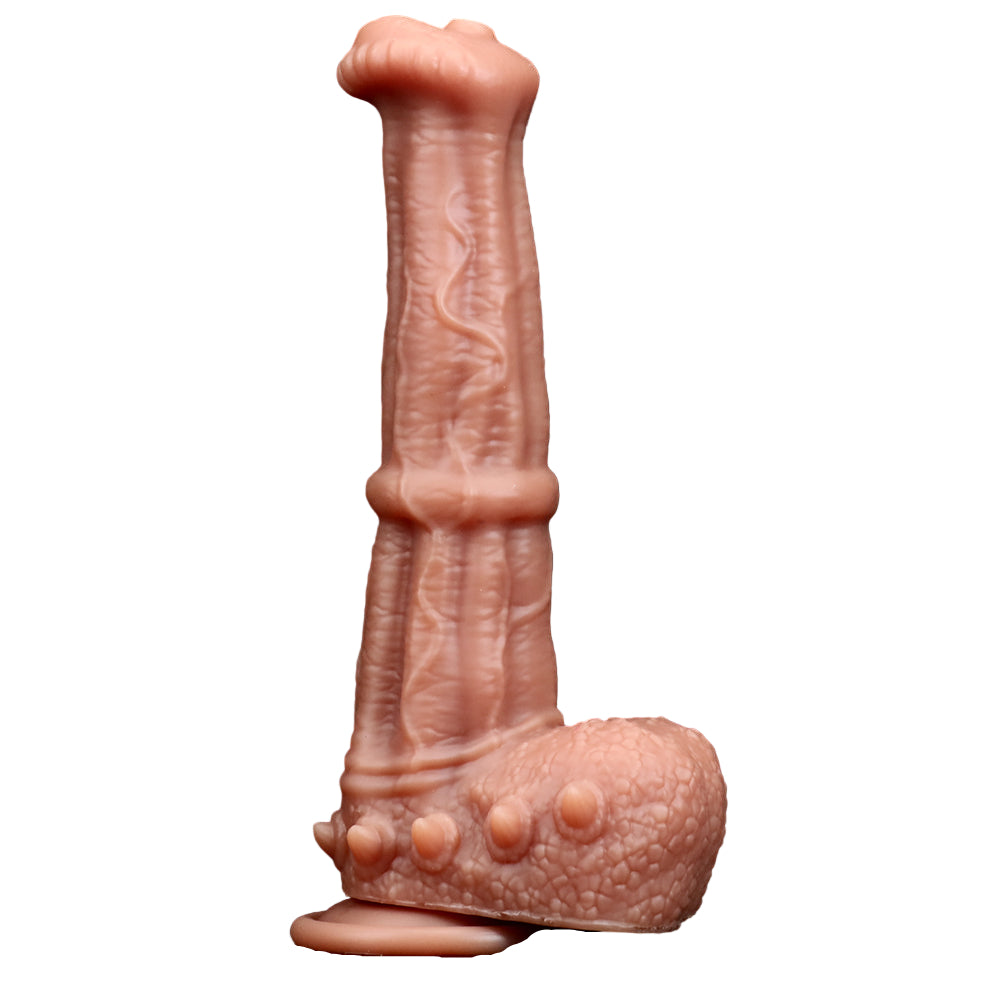 9 Inch Flesh Spiked Fantasy Monster Dildo
