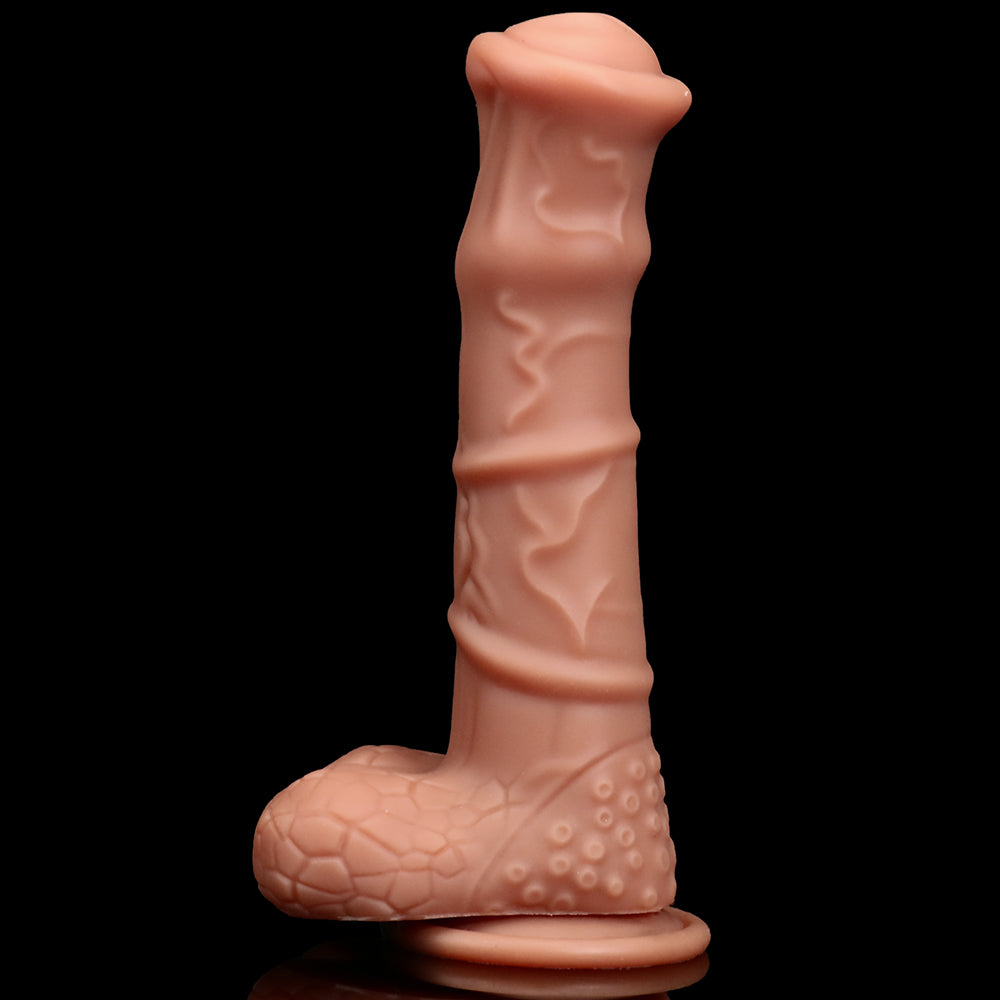 Gode ​​cheval fantaisie en silicone de 9 pouces