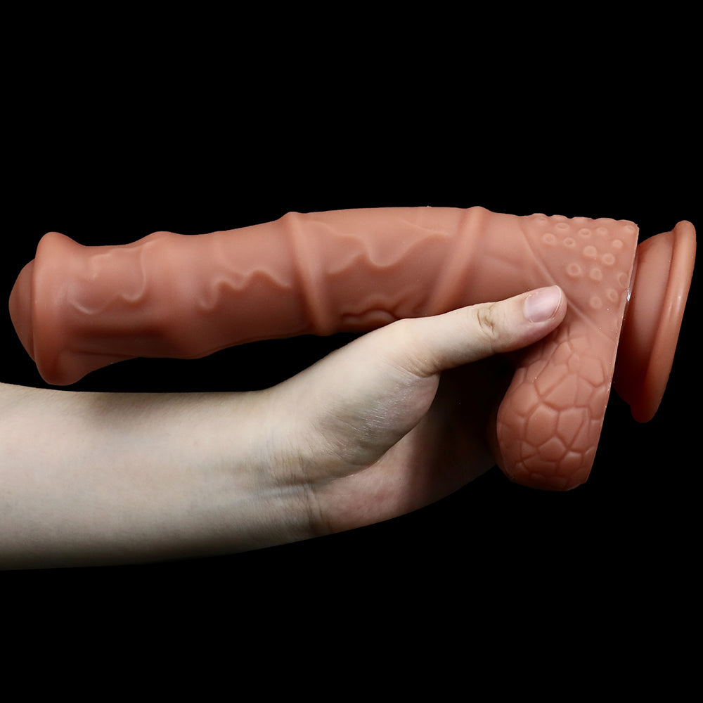 Gode ​​cheval fantaisie en silicone de 9 pouces