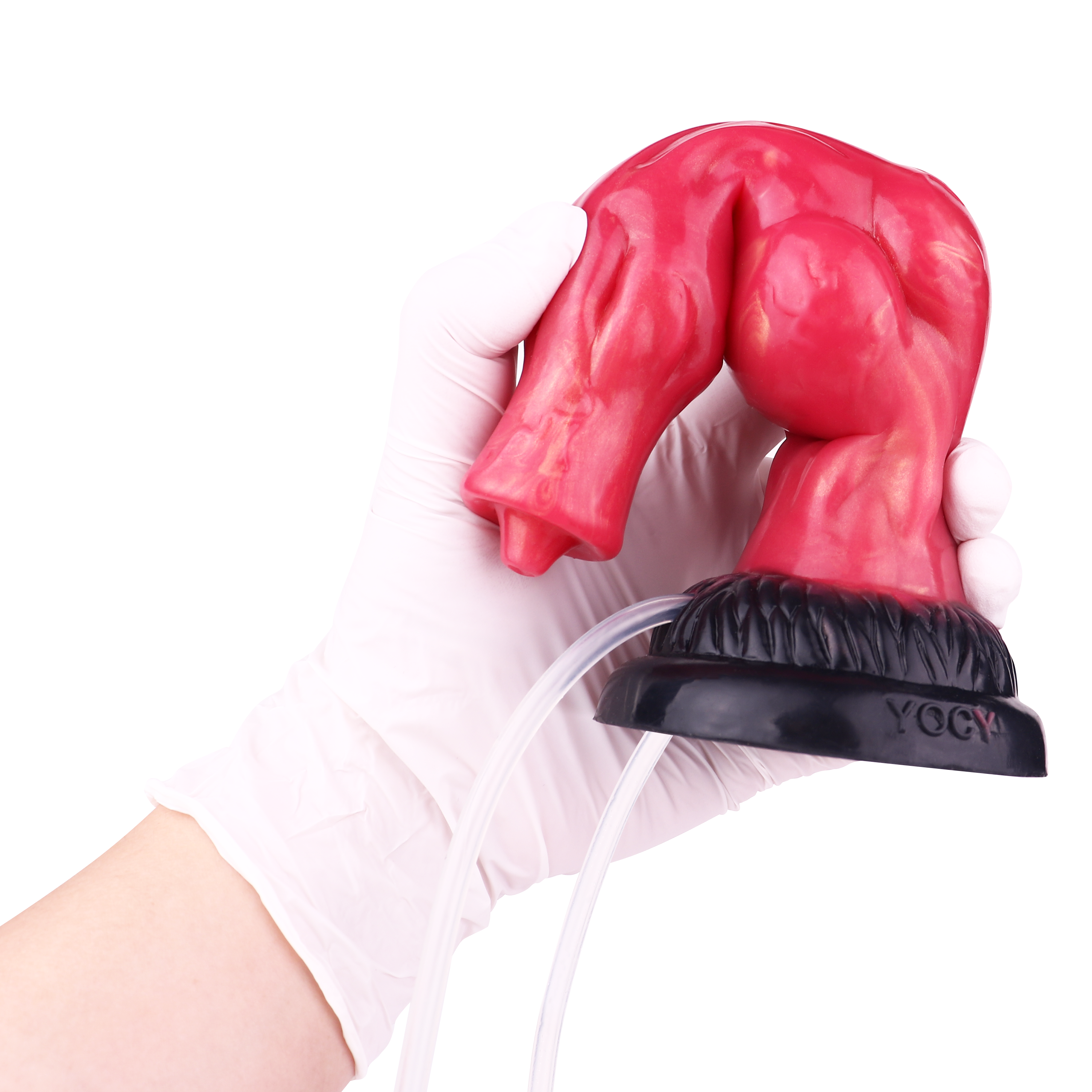 8 Inch Red Horse Cock Ejaculating Dildo