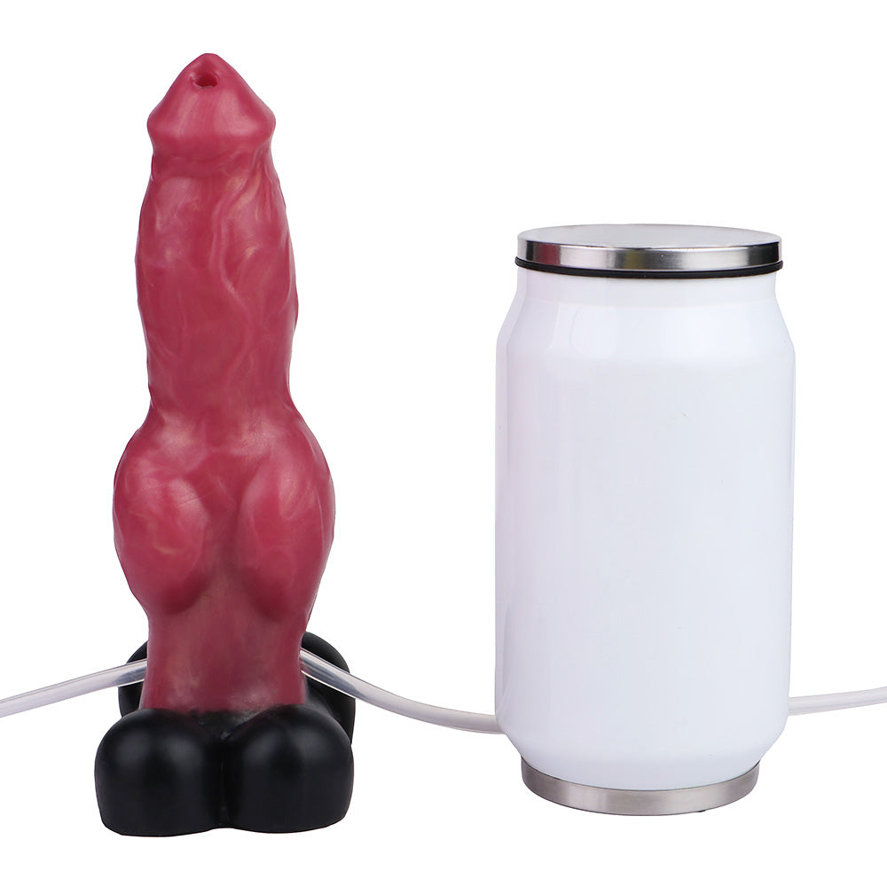 7 Inch Pointed Fantasy Dog Ejaculating Dildo