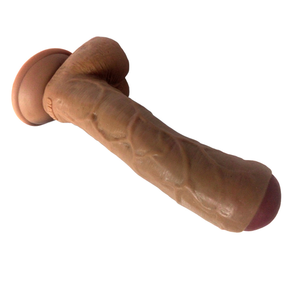 9 Inch Realistic Thick Uncircumcised Dildo