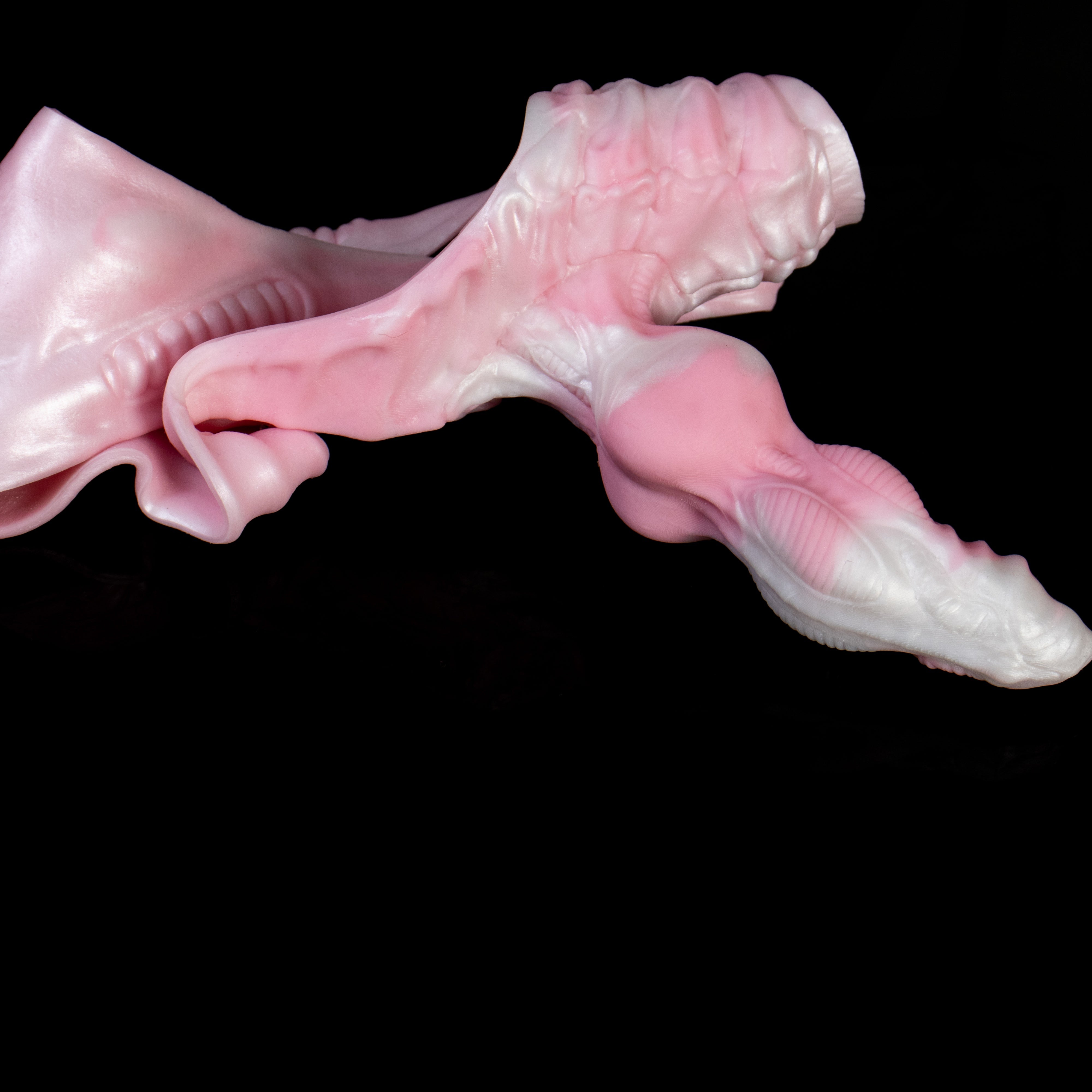 Pink Dog Knot Lesbian Dildo Panties