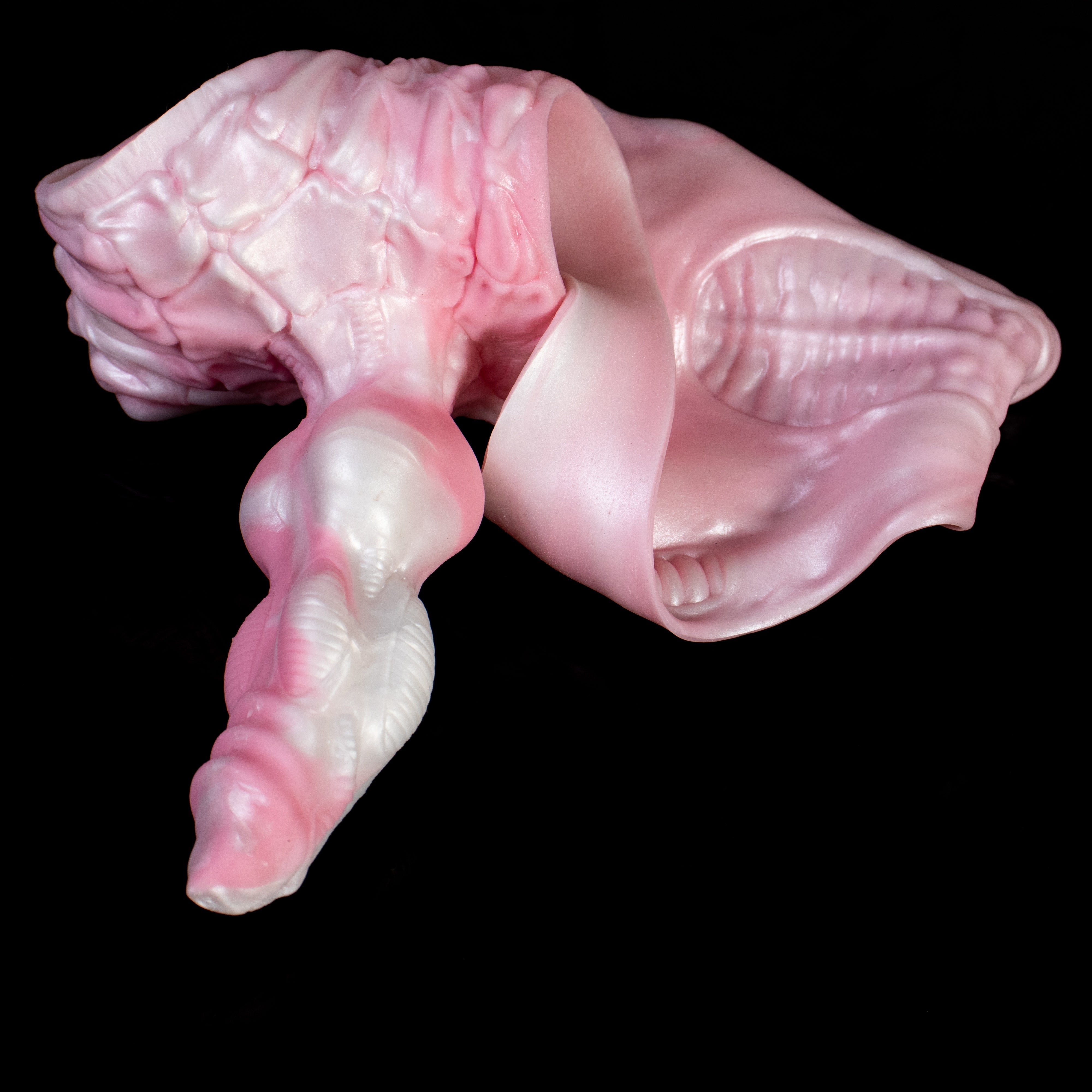 Pink Dog Knot Lesbian Dildo Panties