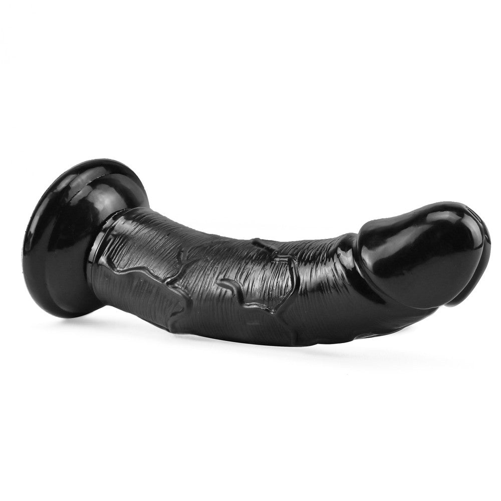 6 Inch Curved Black Small Dildo