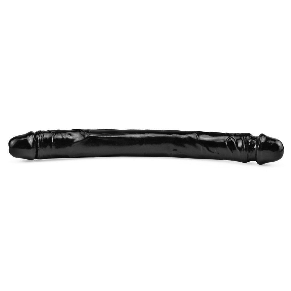 15 Inch Long Black Realistic Double Dildo