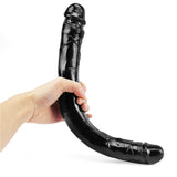 Load image into Gallery viewer, Black Double Dildo 15 inch Long Sex Toy