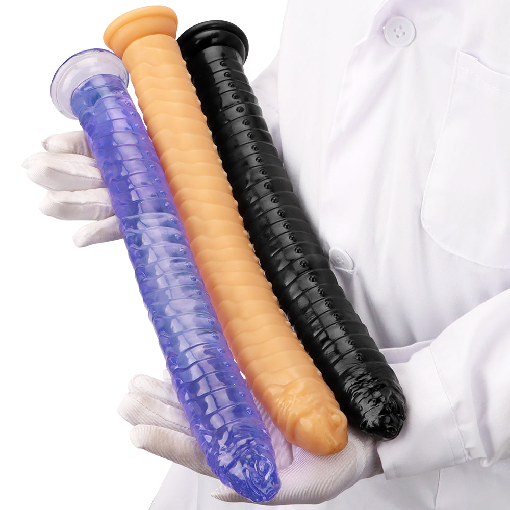 15 Inch Textured Bump Monster Snake Dildo