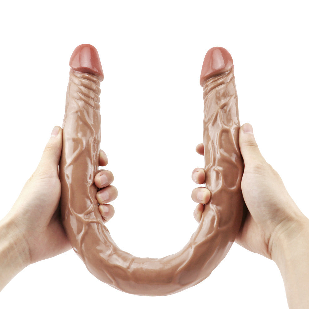 22 Inch Long Realistic Lesbian Double Dildo