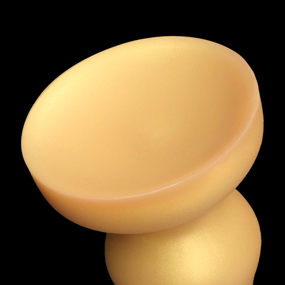 Gold Silicone Anal Beaded Custom Dildo