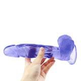 画像をギャラリー ビューアにロード Blue Dildo Jelly Realistic Suction Cup