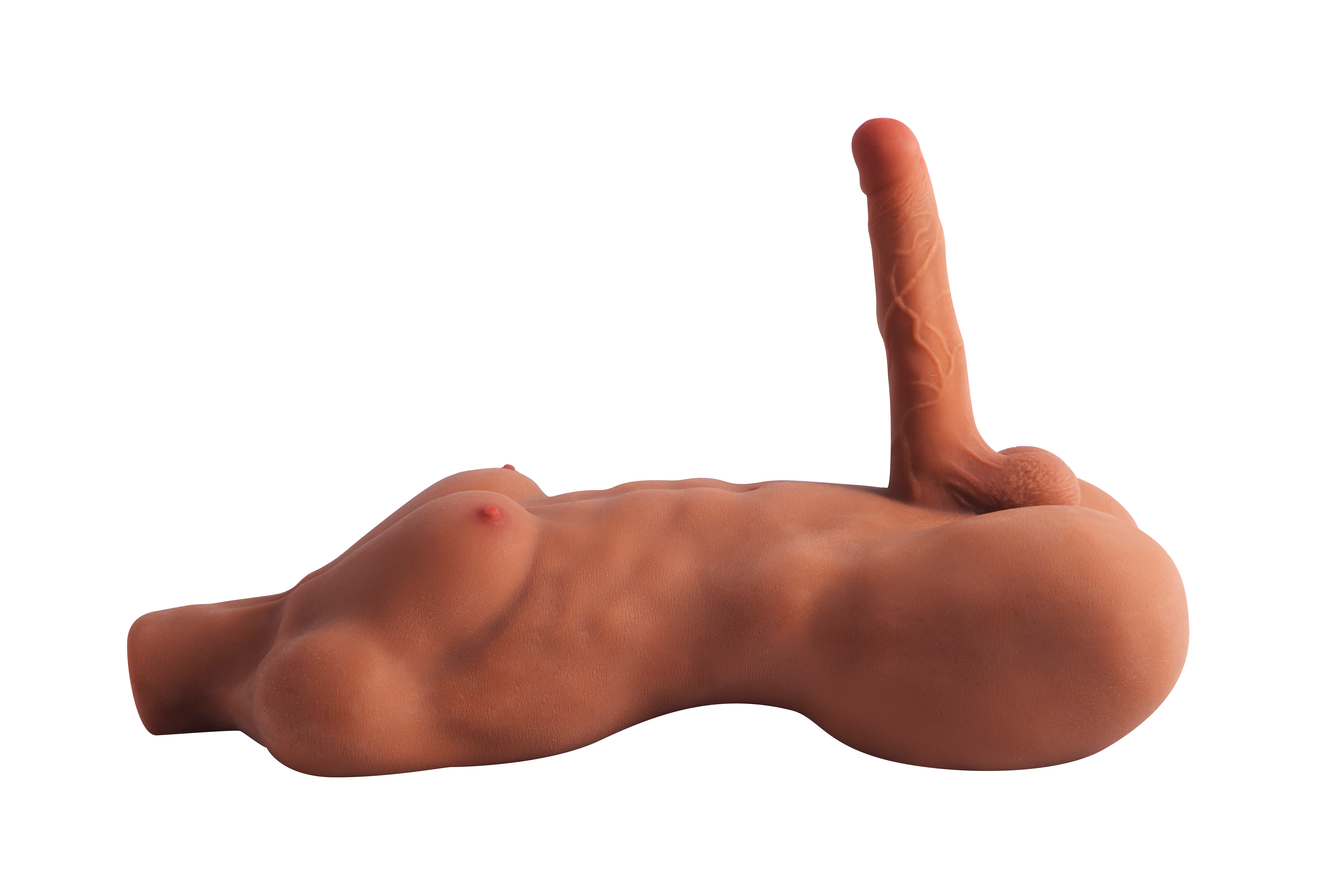 Strong Male Brown Sex Doll Torso Dildo