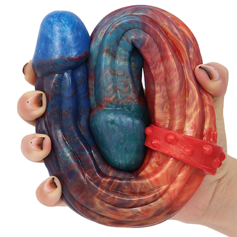 Colored Fantasy Custom Double Dildo-Multiple Specifications