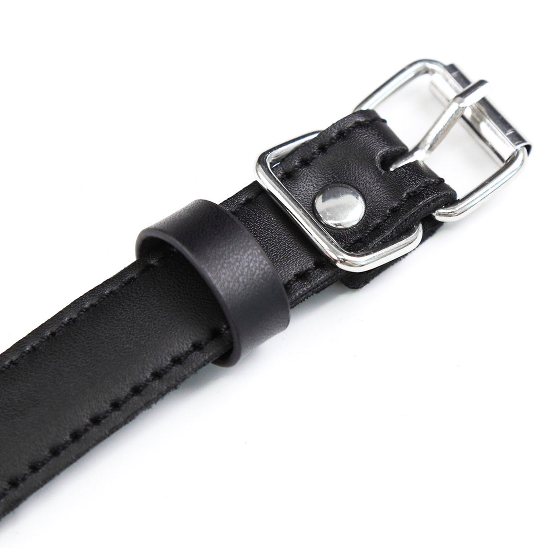 Black Leather Bondage BDSM Dildo Gag