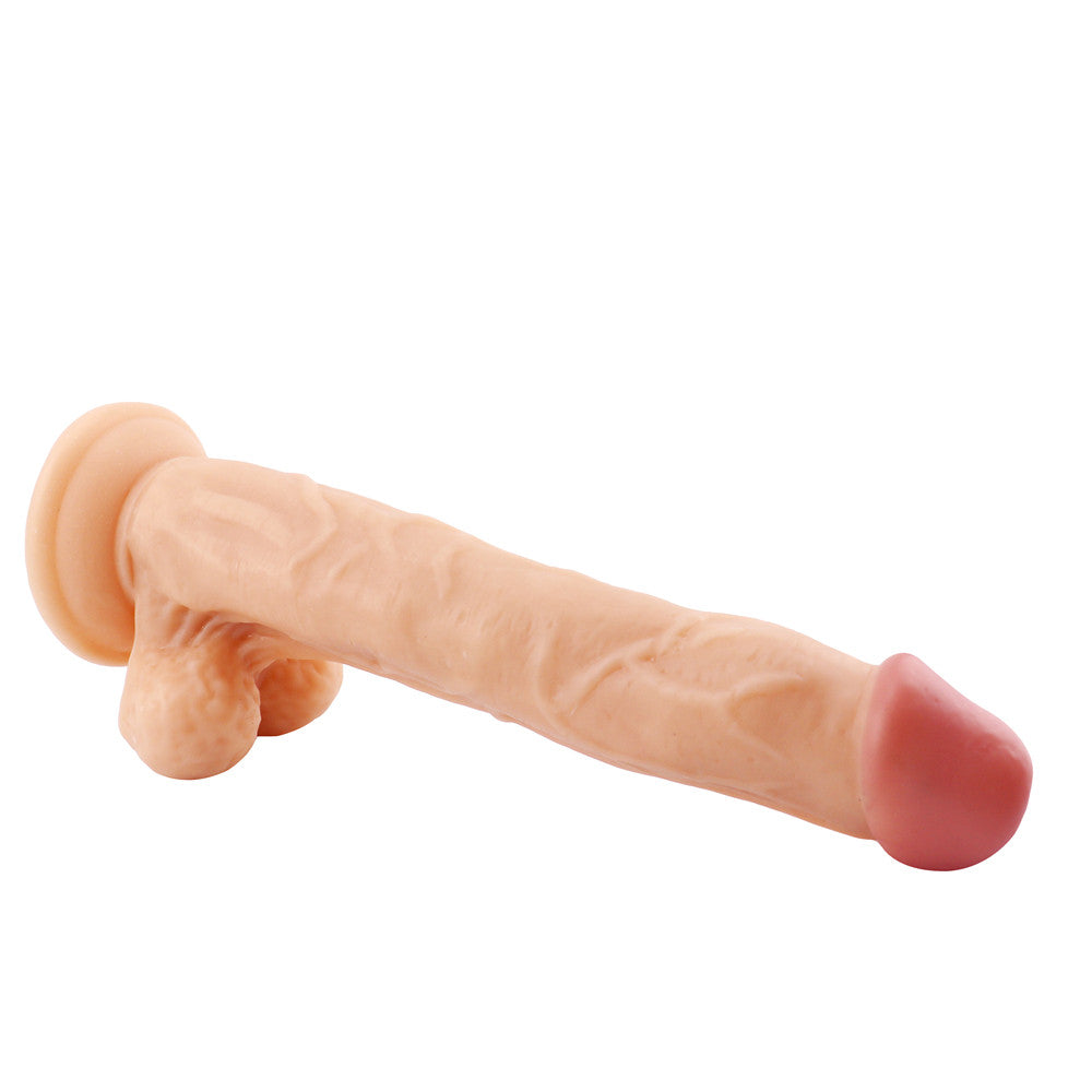 10 Inch Flesh-Colored Realistic Big Dildo