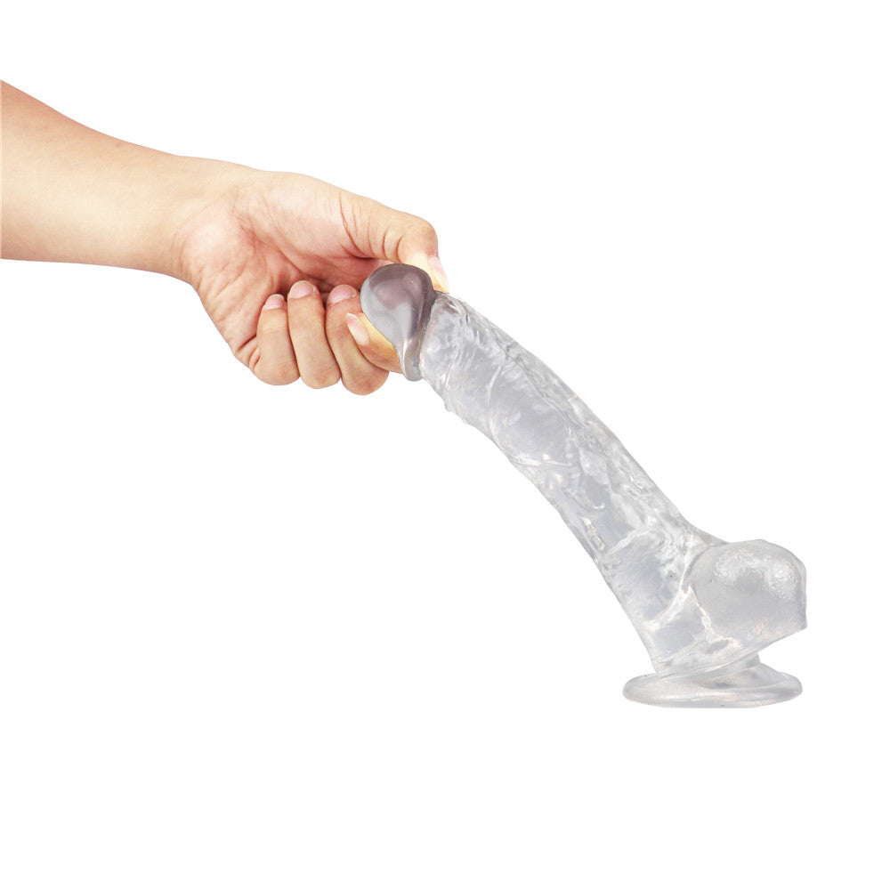 9 Inch Clear Big Jelly Dildo