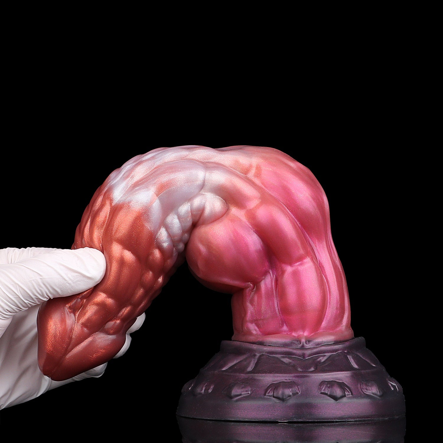 9 Inch Textured Fantasy Knot Dragon Dildo