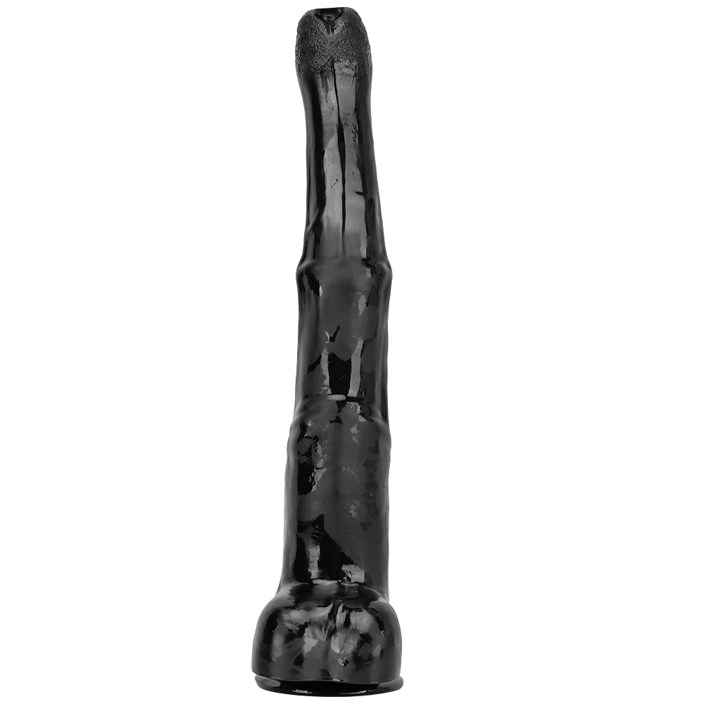 18 Inch Black Extra Long Horse Dildo