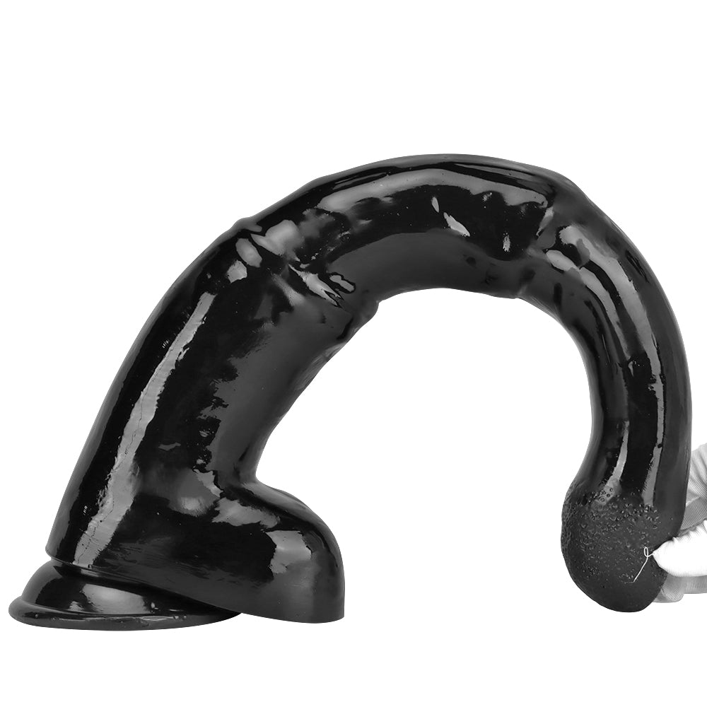 18 Inch Black Extra Long Horse Dildo