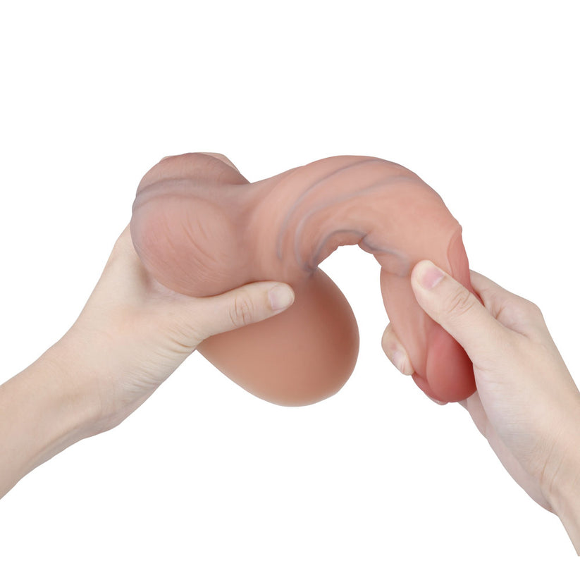 8 Inch Double Density Silicone Realistic Dildo