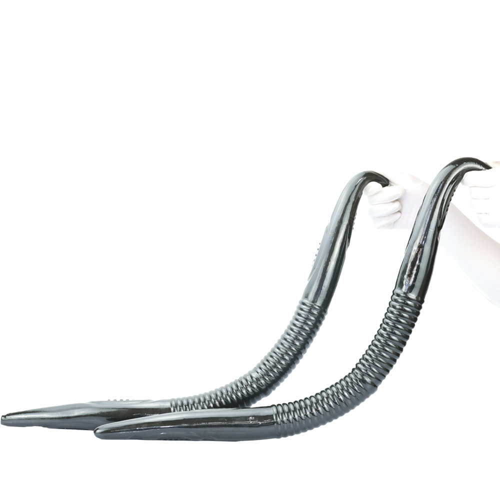30 Inch Grey Moray Double Head Dildo