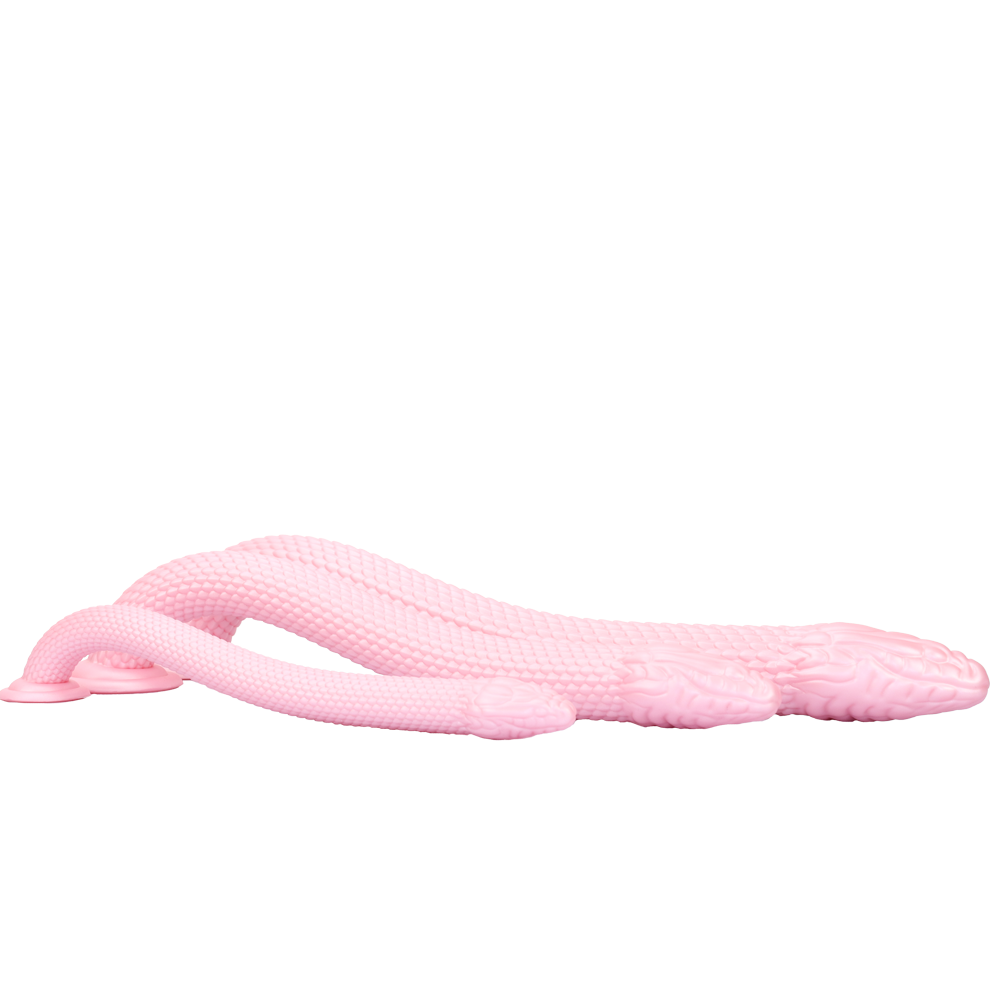 21 Inch Pink Soft Animal Snake Dildo