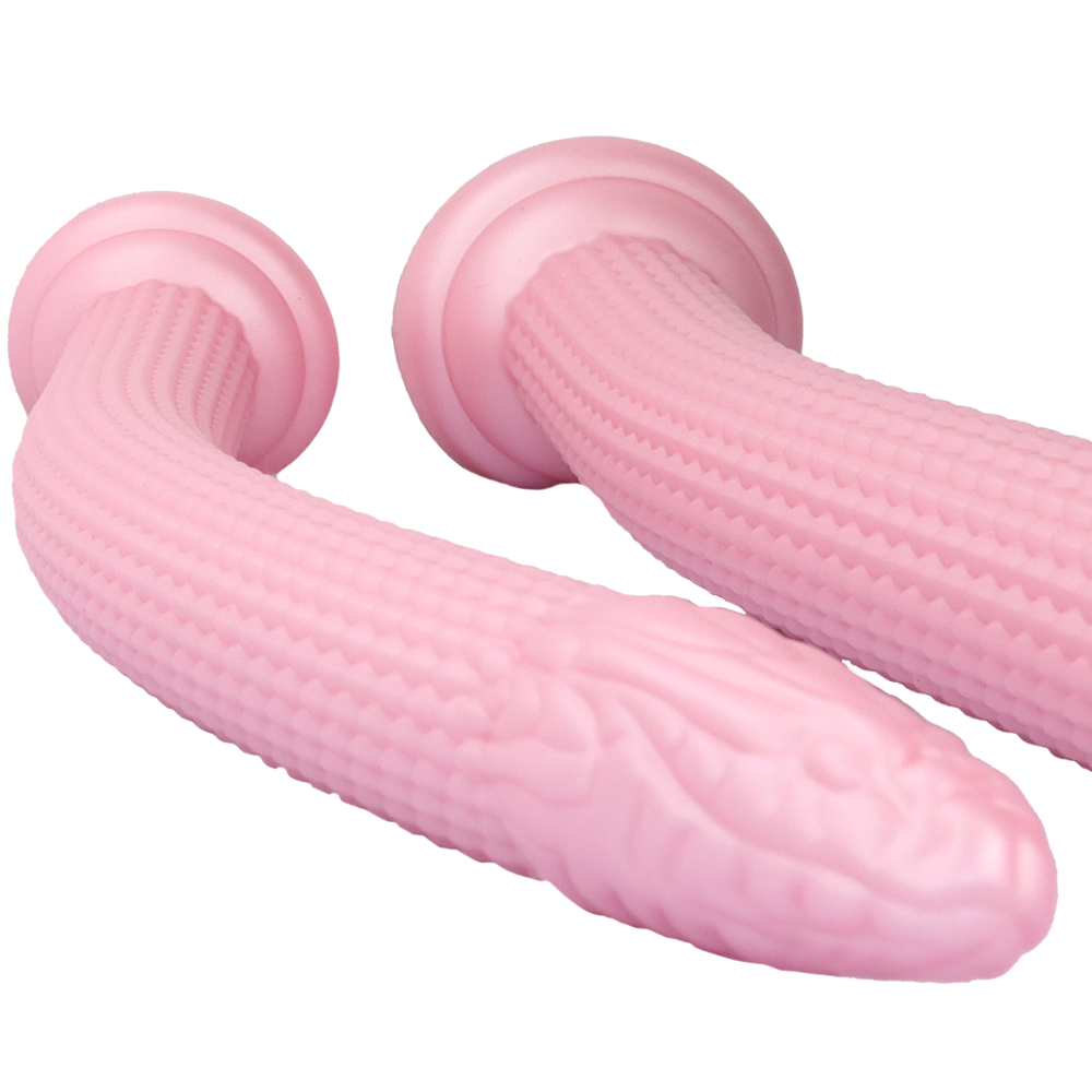 21 Inch Pink Soft Animal Snake Dildo