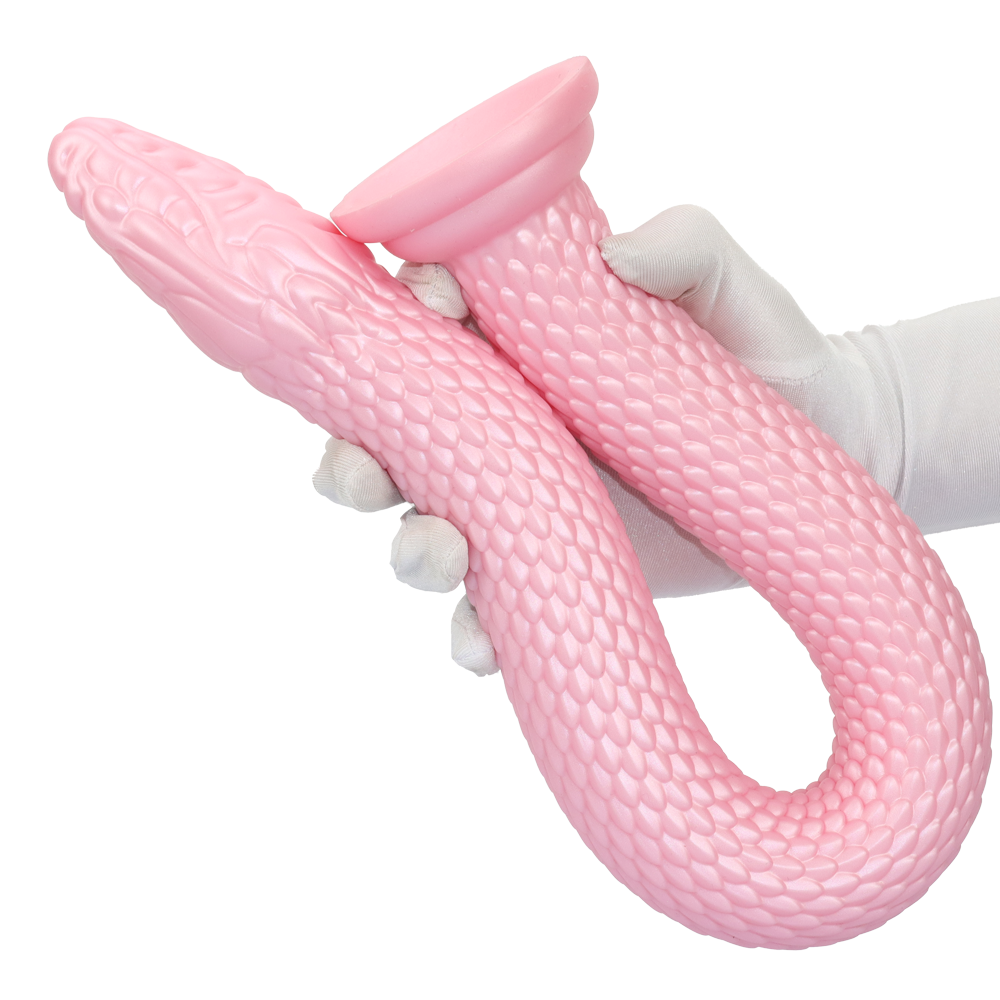 21 Inch Pink Soft Animal Snake Dildo